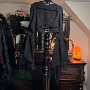 Dark In Love Gothic Bolero Cape Jacket xxl fits like med/lg